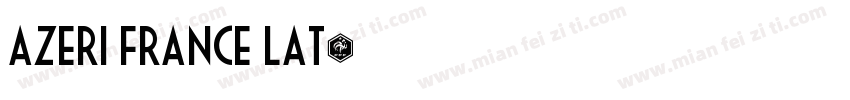 Azeri France Lat字体转换